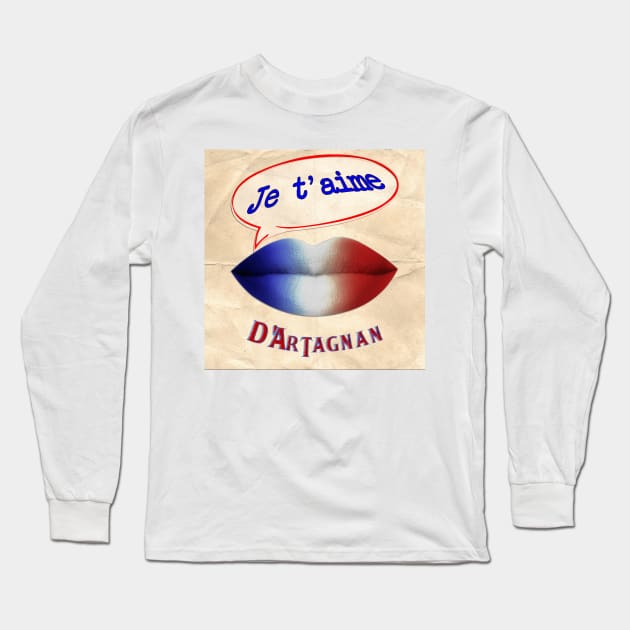 FRENCH KISS JETAIME D'ARTAGNAN Long Sleeve T-Shirt by ShamSahid